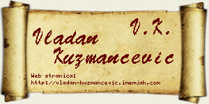 Vladan Kuzmančević vizit kartica